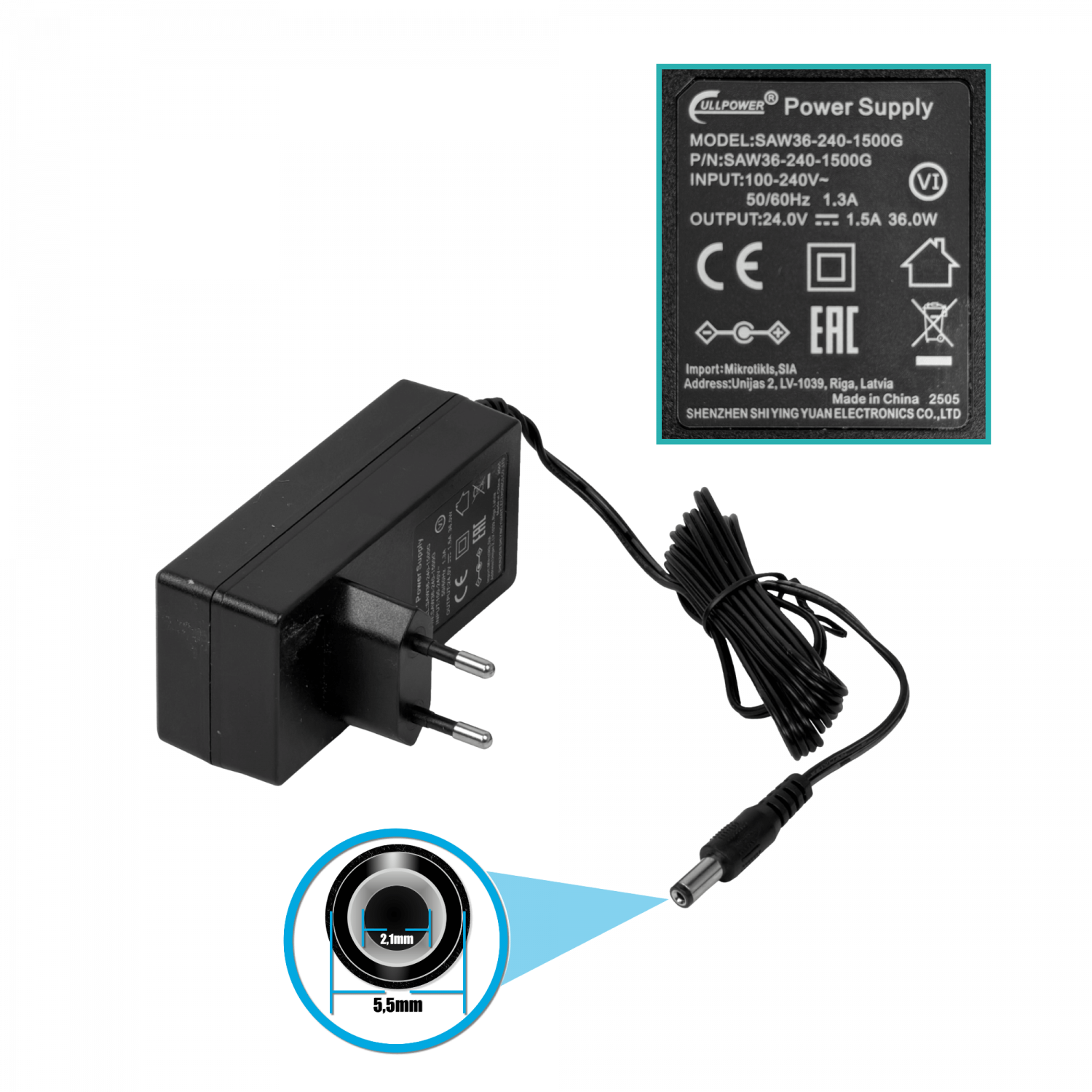 MIKROTIK 1-SFP 5-1000 PoE-i/o AX3000 2,4GHz/5GHz 6dBi RouterOS-L4 v7 4