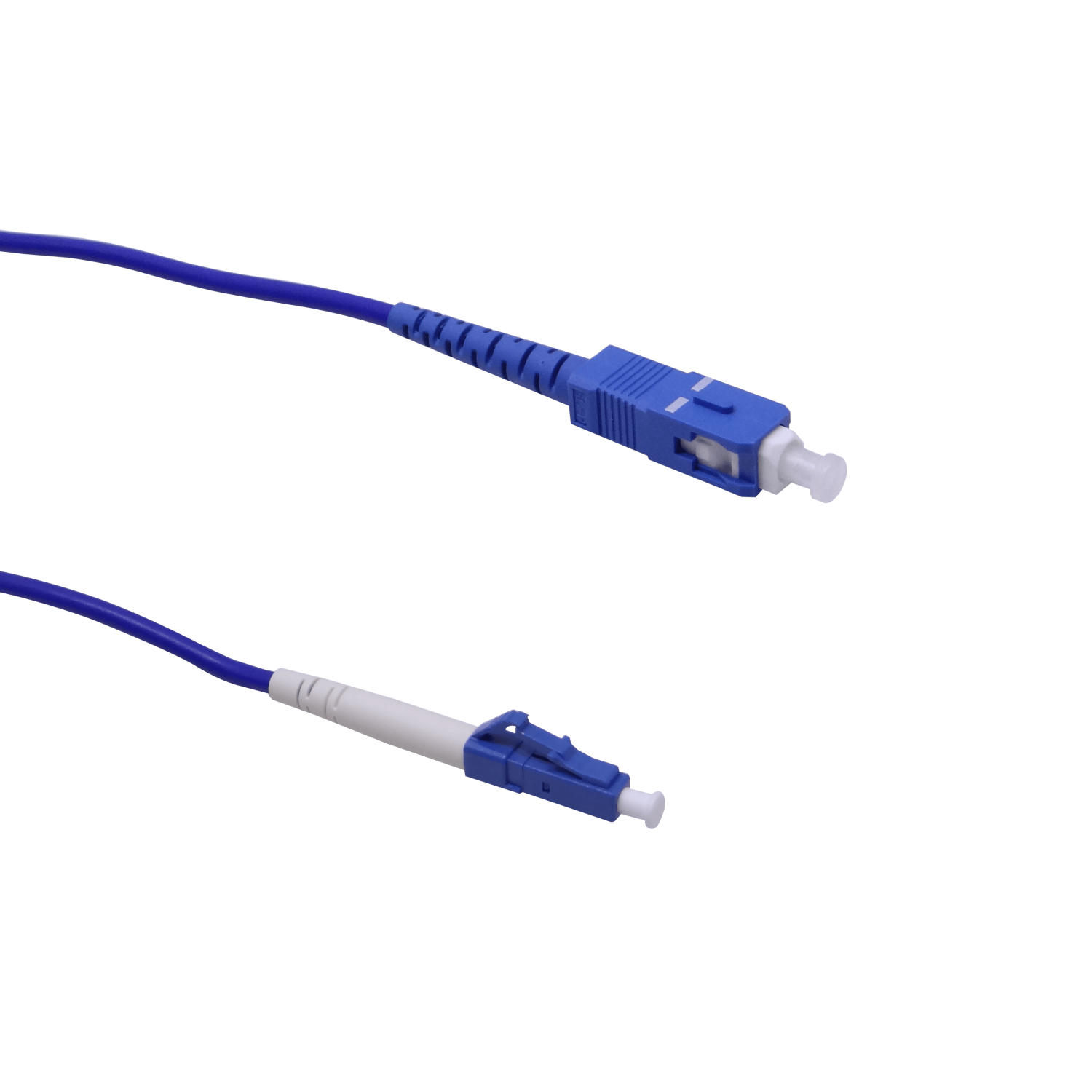 Jumper Blindado 1mt LC-SC SM Simplex Jumper Cable Fibra 3.0mm 9/125um 2