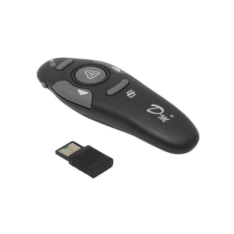 Presentador Inalámbrico 15m 2.4GHz USB con Puntero Láser y Receptor 1