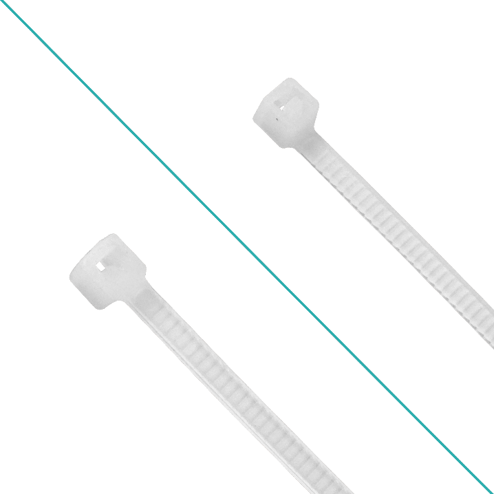 Amarra plastica blanca 50-un 200x2,5mm Nylon 2.5x200mm 2