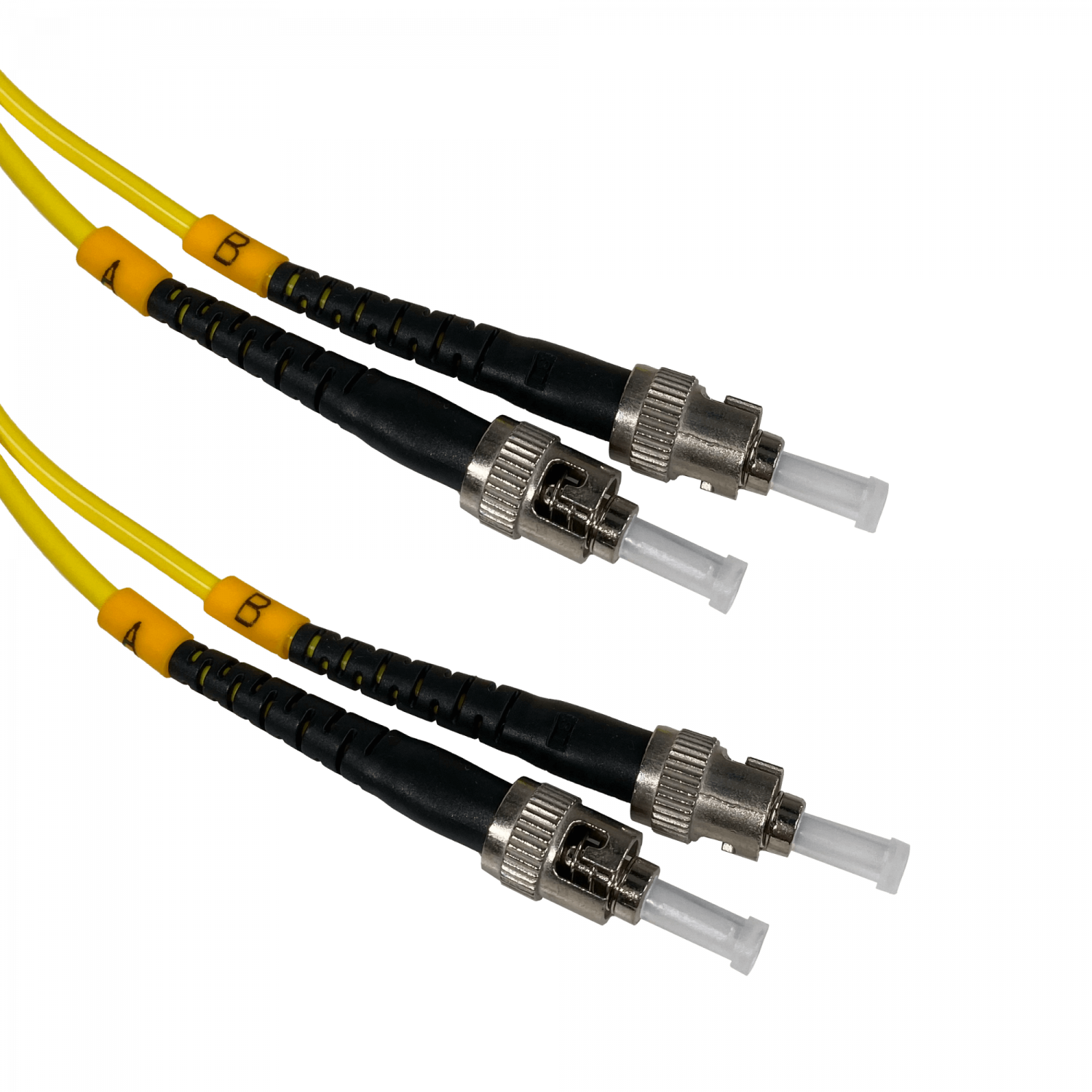 Jumper Cable Fibra 1mt ST-ST MonoModo SM Duplex  9/125um 3mm 3