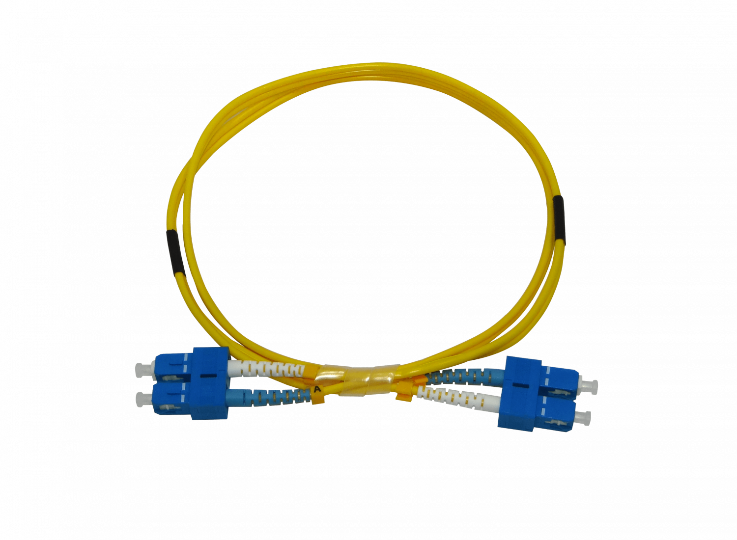 Jumper Cable Fibra 1mt SC-SC/UPC MonoModo SM Duplex  9/125um 3mm 1