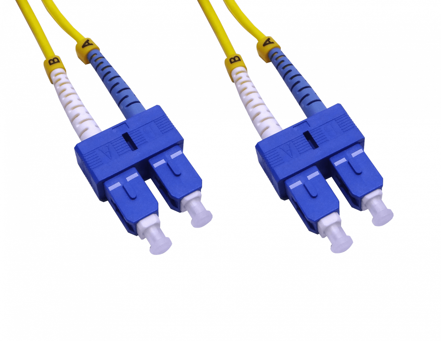 Jumper Cable Fibra 1mt SC-SC/UPC MonoModo SM Duplex  9/125um 3mm 2