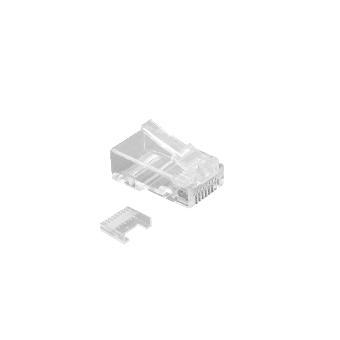 Conector RJ45 Cat6 UTP Multifilar 10-unidades para Redes de Alta Velocidad 1