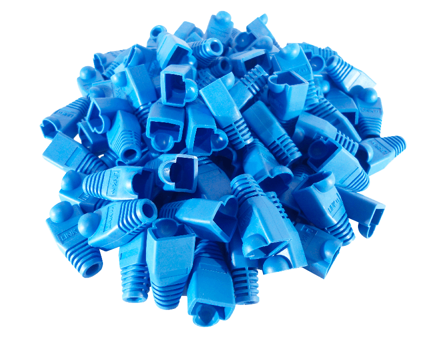 Capuchon p/RJ45 Azul Bolsa-100-unidades  5