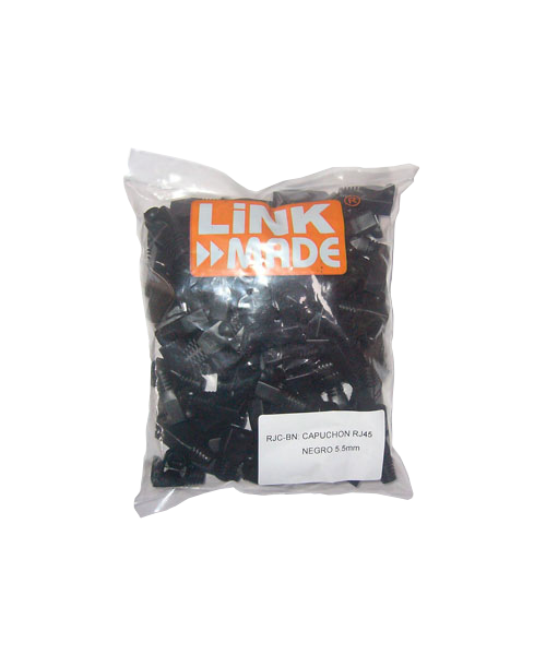 Capuchon p/RJ45 Negro Bolsa-100-unidades  3