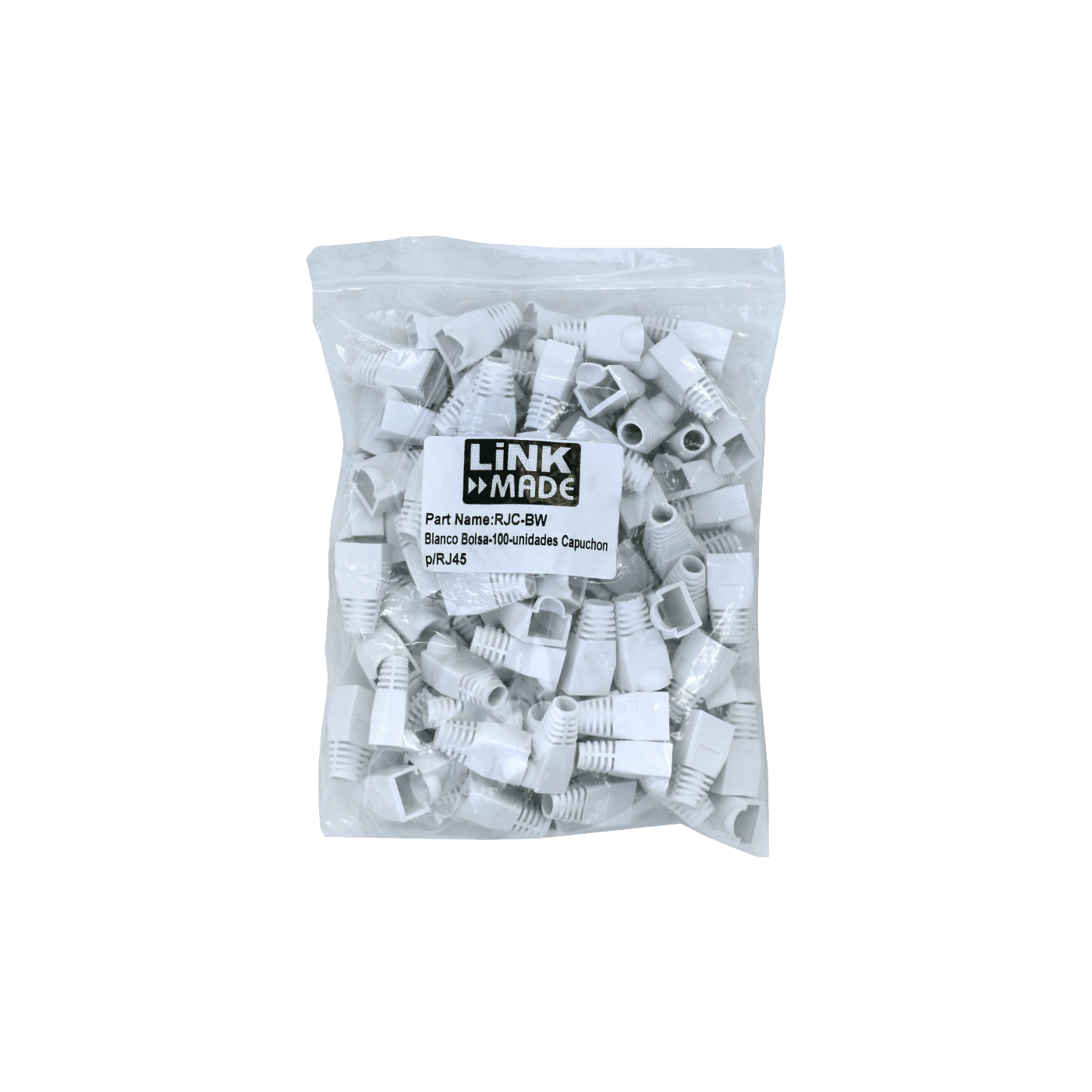 Capuchon p/RJ45 Blanco Bolsa-100-unidades  3