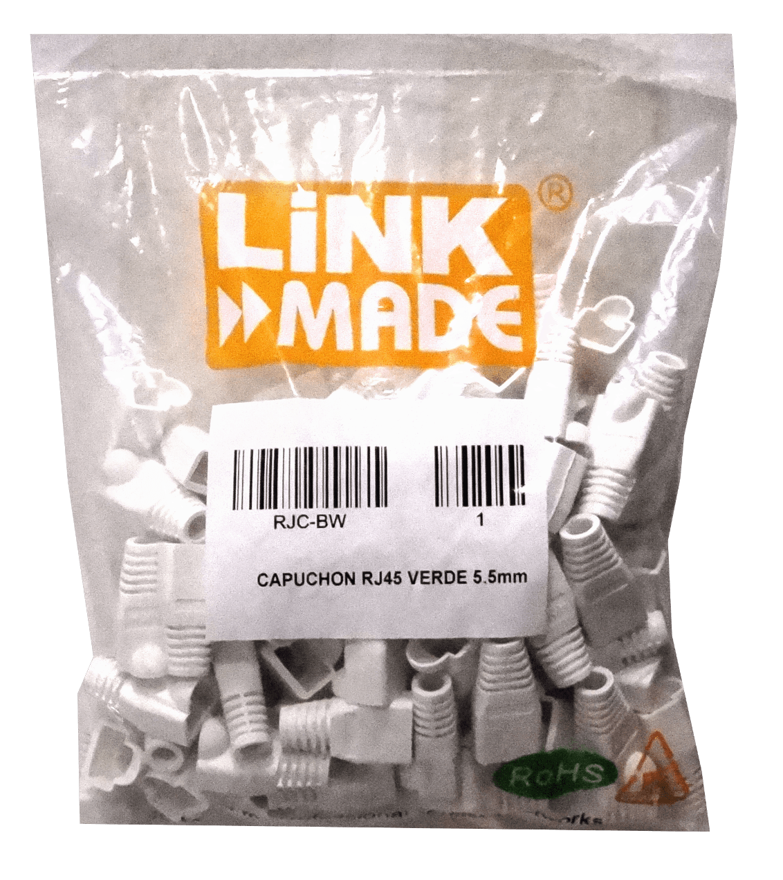 Capuchon p/RJ45 Blanco Bolsa-100-unidades  4