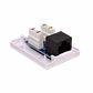 Roseta 1-RJ45 Cat5e UTP 66x49x25mm - Miniatura 4