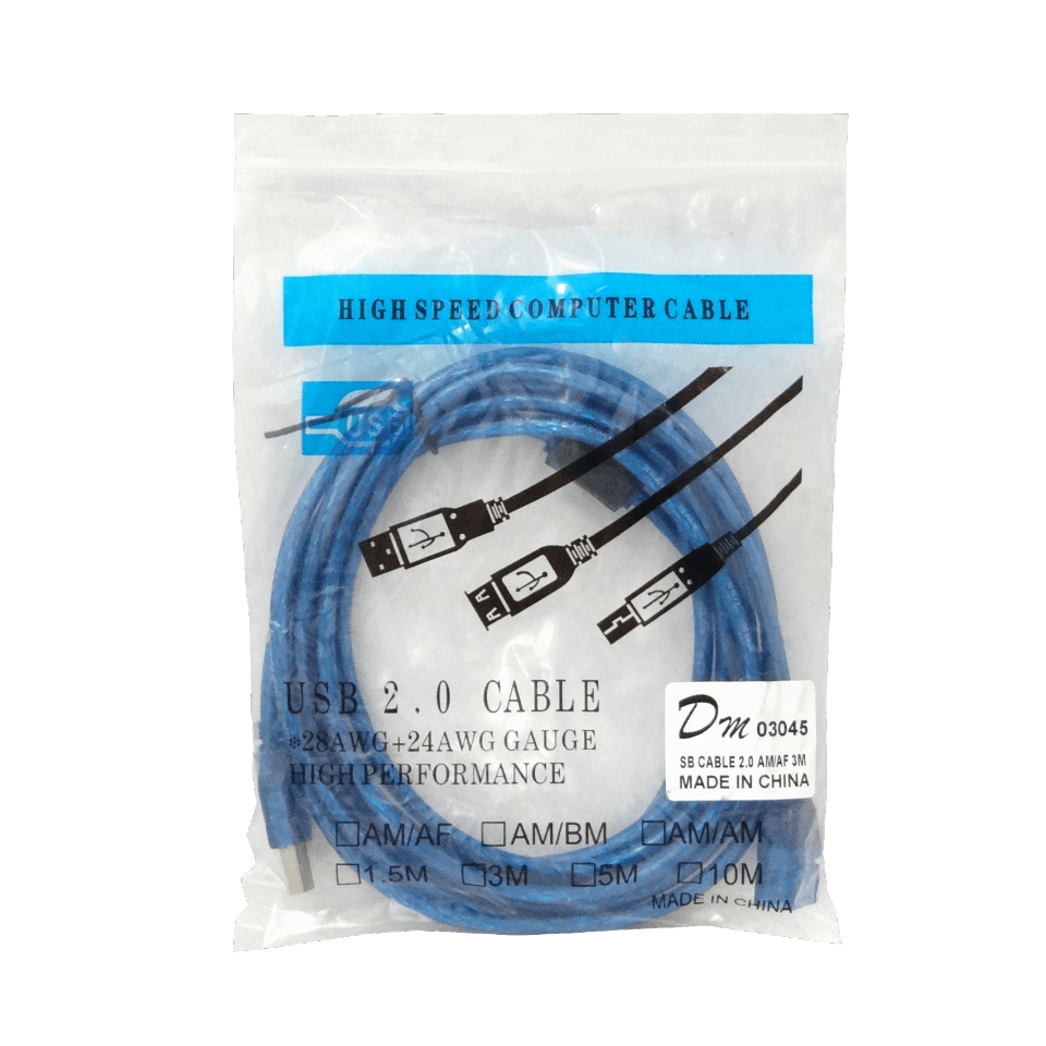 Cable de Extensión USB 3.0, 3m, A-M a A-H, Pasivo 3