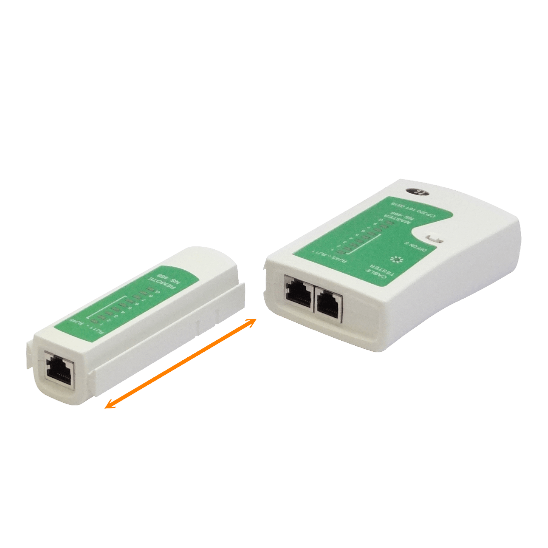 Tester RJ45 req-Bat9V RJ11 RJ12 RJ14 RJ25 8p8c 6c6c 6p4c 6p2c NS-468 4