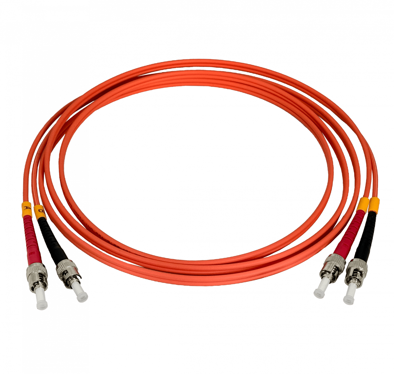 Jumper Fibra 2mt ST-ST OM1 Multimodo MM Duplex  62.5/125um LSZH 1