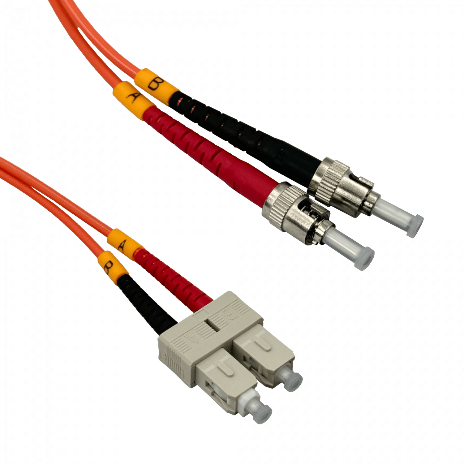 Jumper Fibra 2mt ST-SC OM1 MultiModo MM Duplex  62.5/125um LSZH 2