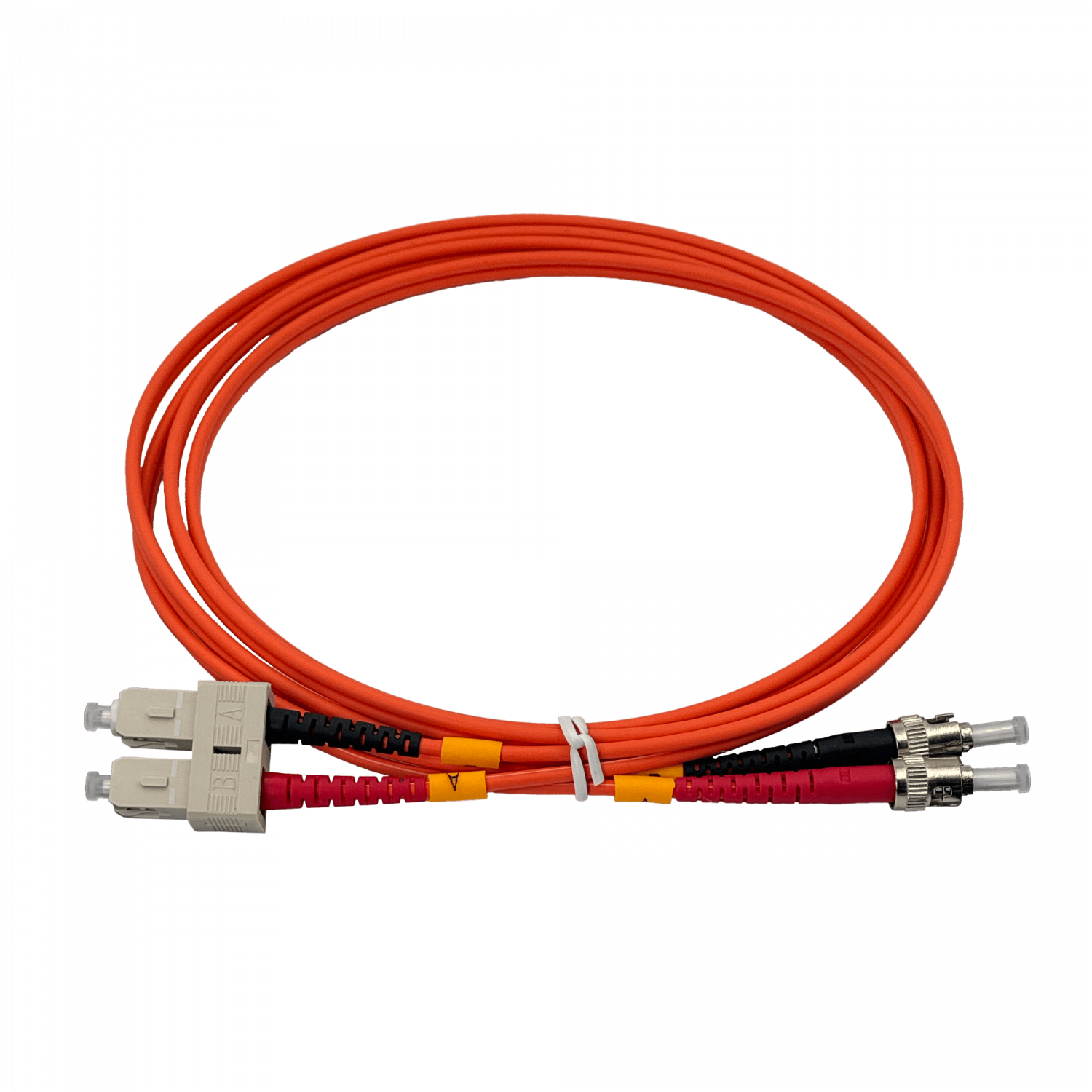 Jumper Fibra 2mt ST-SC OM1 MultiModo MM Duplex  62.5/125um LSZH 1