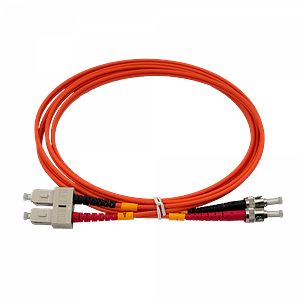 Jumper Fibra 2mt ST-SC OM1 MultiModo MM Duplex  62.5/125um LSZH