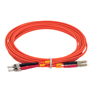 Jumper Fibra 5mt LC-ST OM1 MultiModo MM Duplex  3.0mm 62.5/125um LSZH
