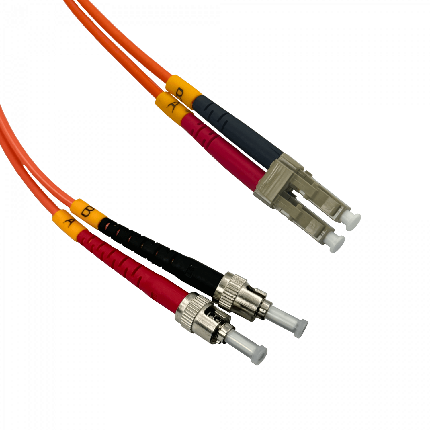 Jumper Fibra 5mt LC-ST OM1 MultiModo MM Duplex  3.0mm 62.5/125um LSZH 2