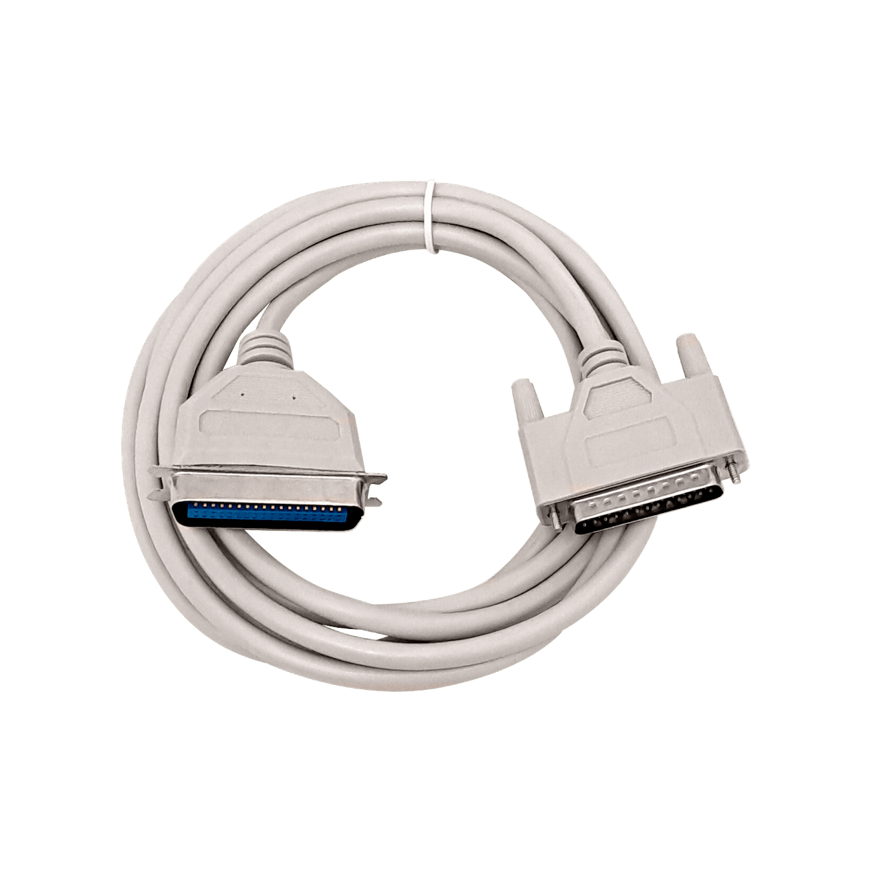 Cable Paralelo 2,5mt p/Impresora DB25-Macho CEN36 Gris VW-1 Centronics 2