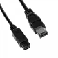 Cable FireWire 50cm, 9-Pin Macho a 6-Pin Macho, iLink 1394B, 800/400 Mbps - Miniatura 1