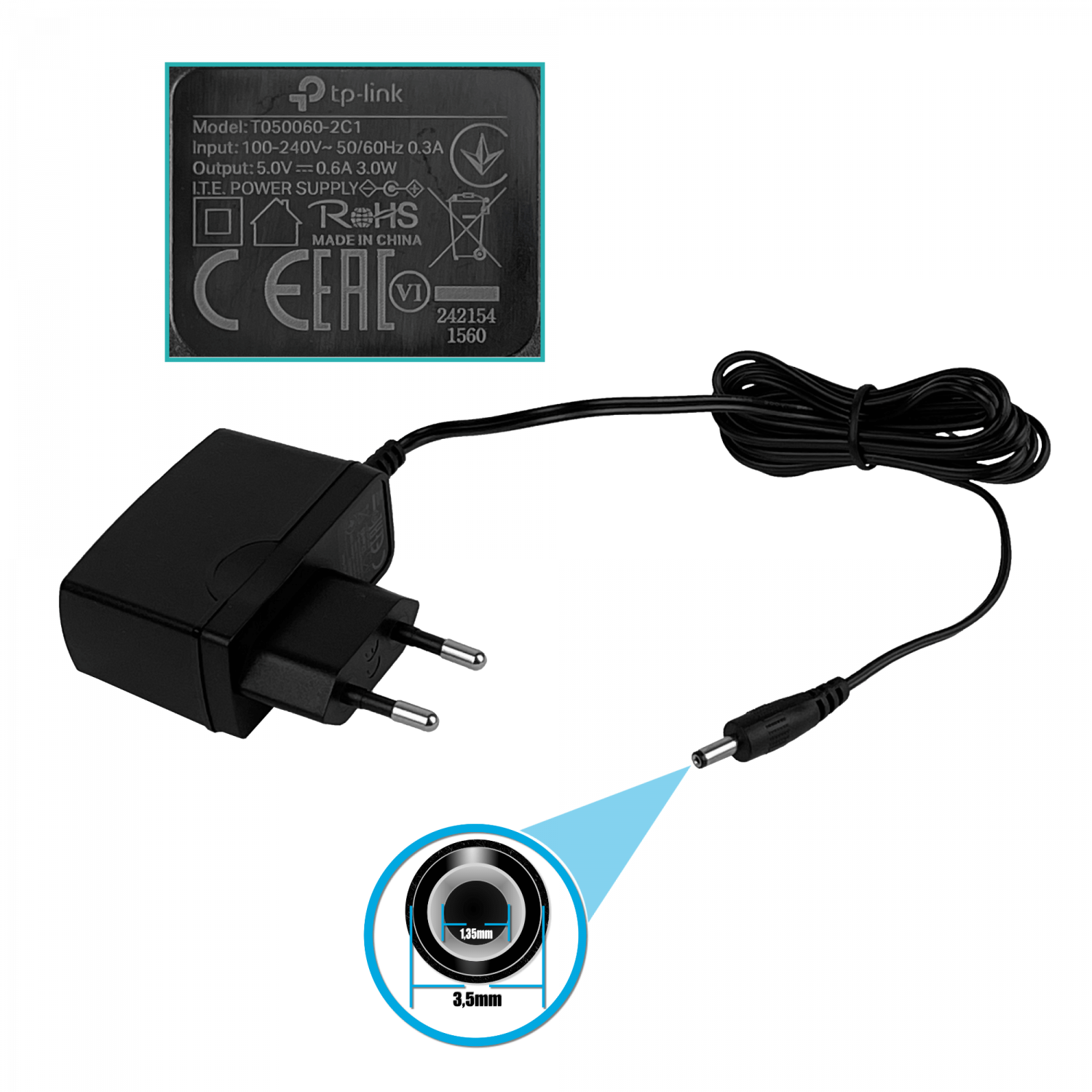 Switch TP-LINK TL-SF1005D 5 Puertos 10/100Mbps, Auto MDI/MDIX, Plug and Play, Fanless, No Administra 6