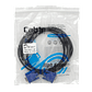 Cable VGA DB15 Macho a Macho, 1.8 Metros, Blindado, Negro - Miniatura 3