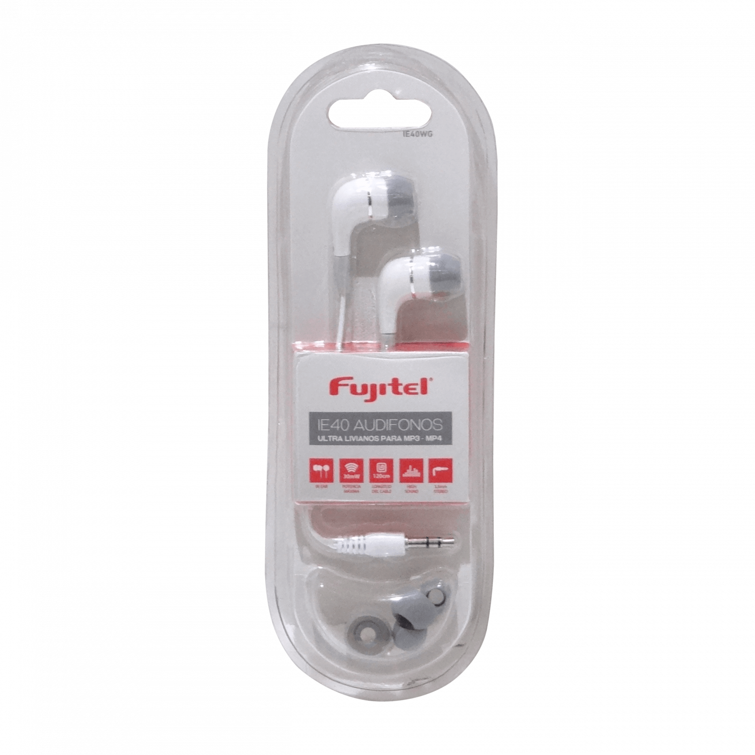 Audifono plug 3.5mm-M cable-100cm 30mW-max 1