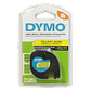 Etiqueta Plastica Letratag DYMO Negro sobre Amarillo 12mm x 4mt  - Miniatura 2