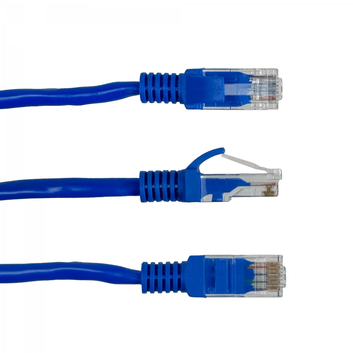 Cable Patch Ulink Cat5E Azul, 50cm, Inyectado, Multifilar 3