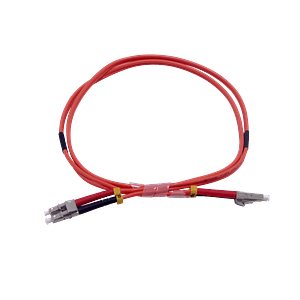 Jumper Fibra 1mt LC-LC OM1 MultiModo MM Duplex  62.5/125um 3mm LSZH