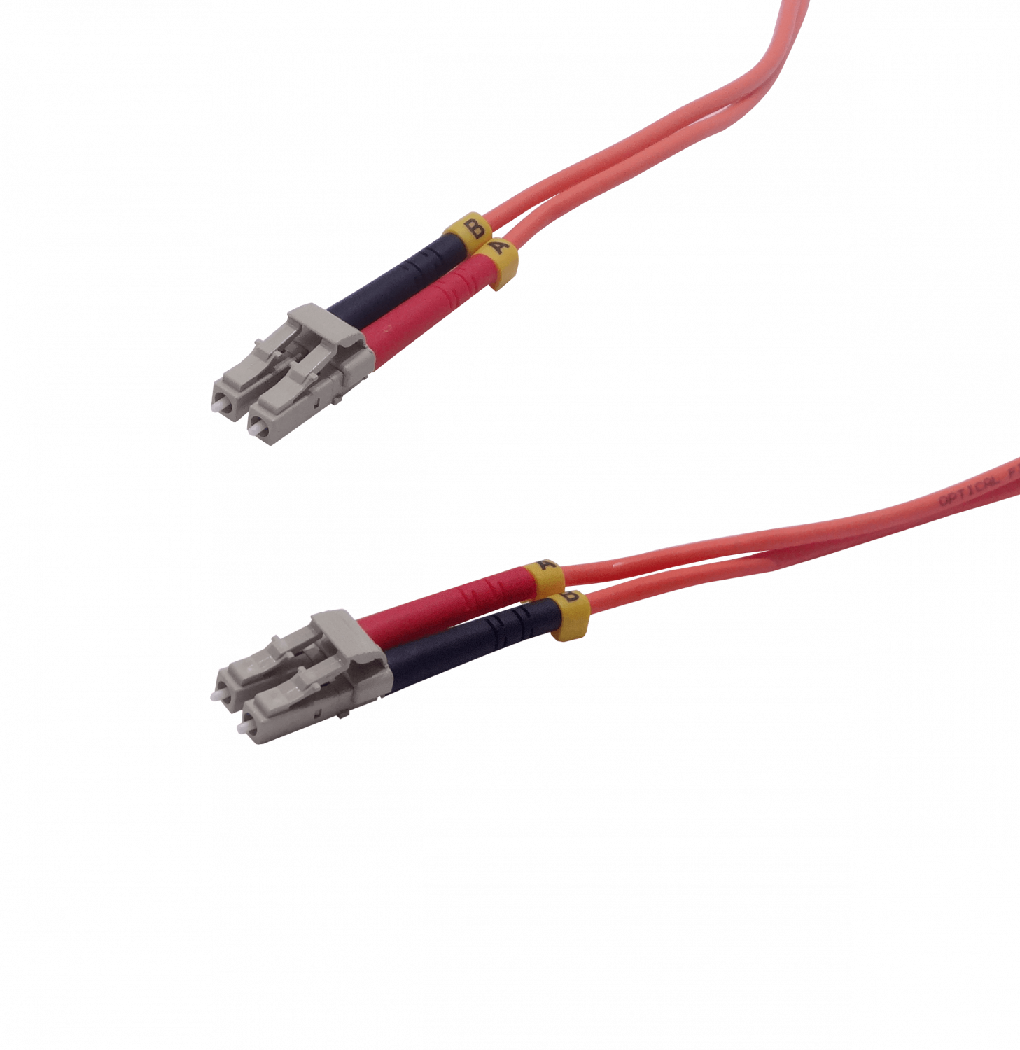 Jumper Fibra 1mt LC-LC OM1 MultiModo MM Duplex  62.5/125um 3mm LSZH 2