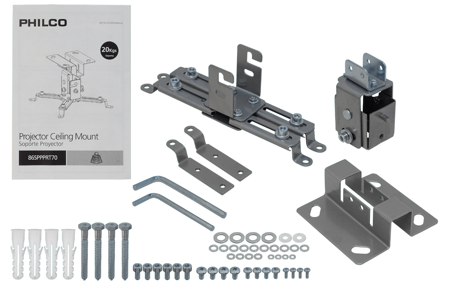 Soporte a Techo p/Proyector Universal 20kg  PHILCO  3