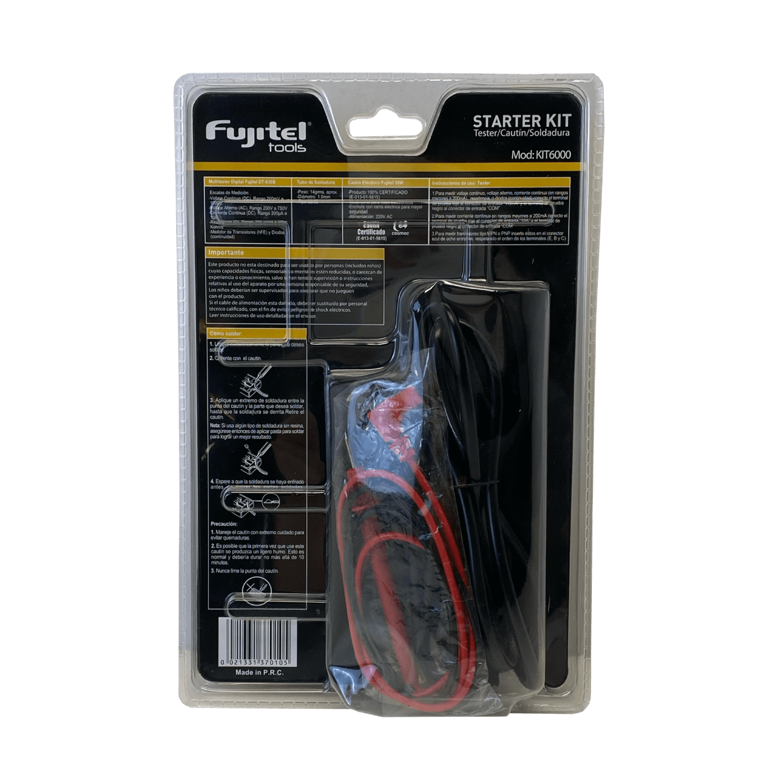 Tester, Cautin, Soldadura Fujitel 2