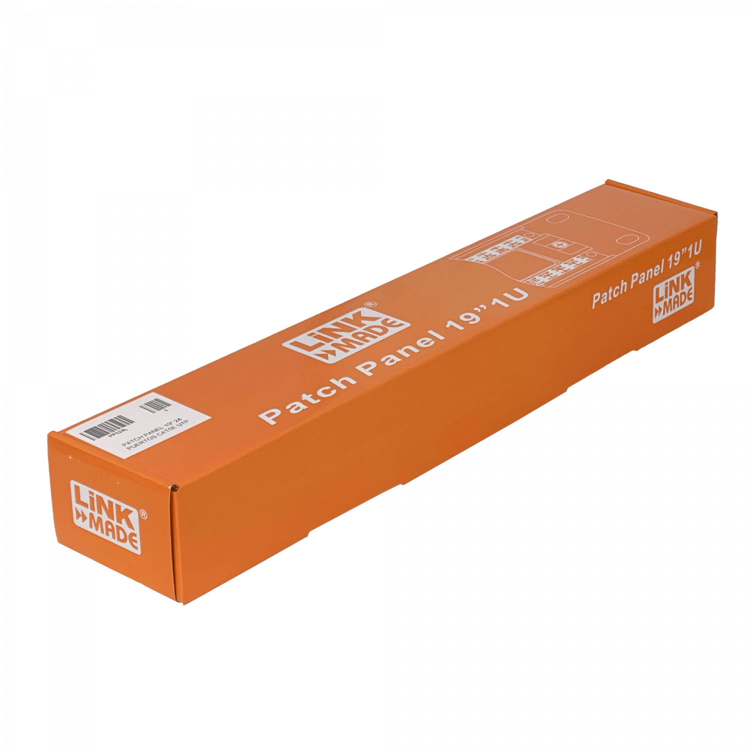 Patch Panel  24 RJ45 Cat5e UTP 1U Certificado UL 5