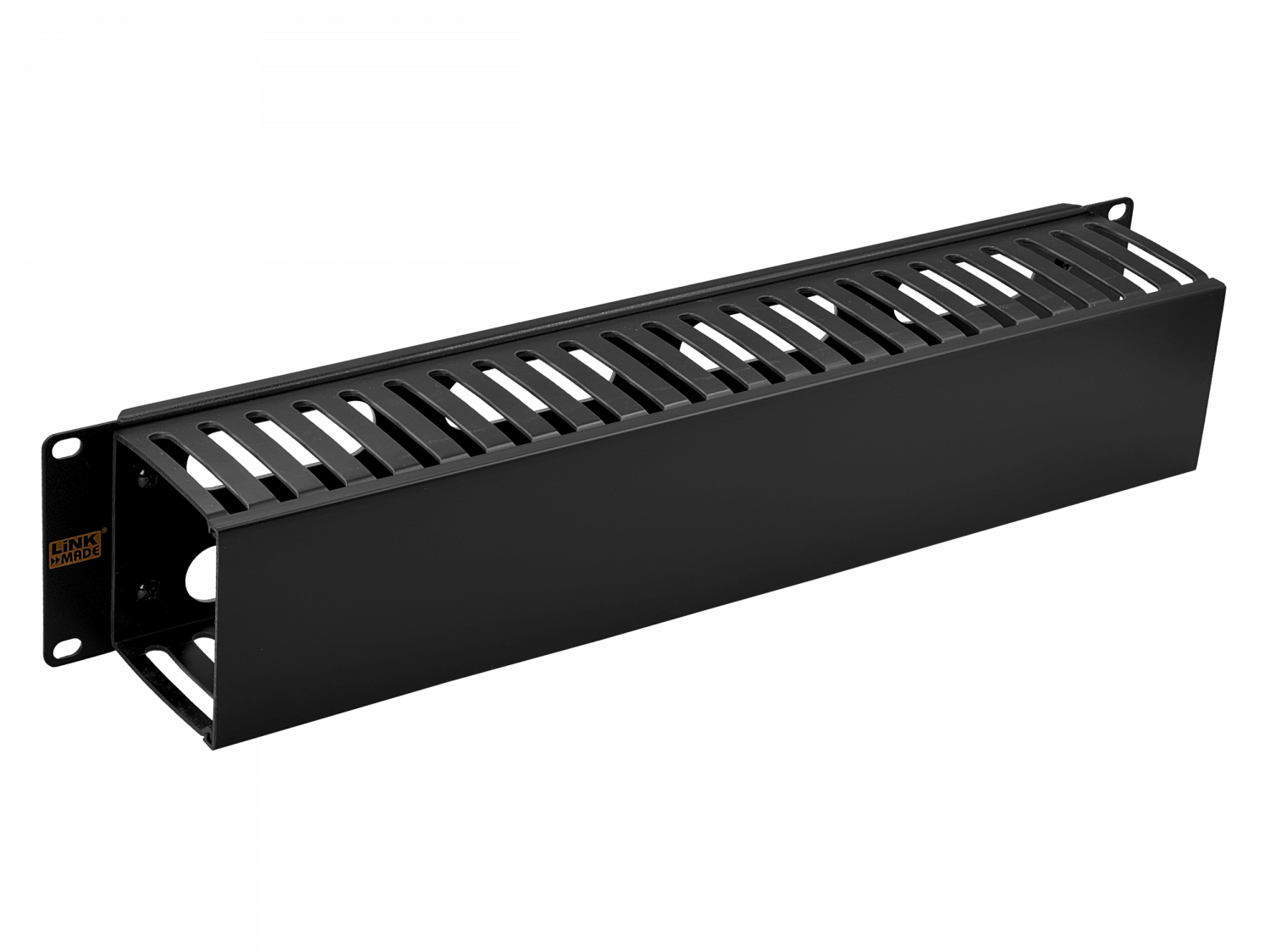 Ordenador de Cableado  2U Metal Plastico Negro  4