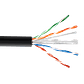 Caja Cable UTP  sim-Cat6 Negro PE Exterior 0.50mm Cobre 305mt - Miniatura 1
