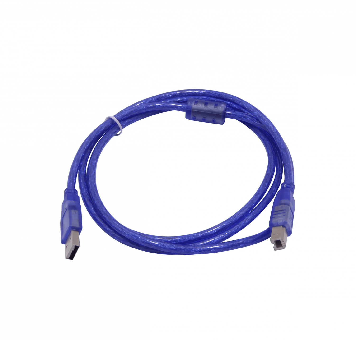 Cable USB Azul 1.5m, USB A-M a USB B-M, Compatible con Impresoras y Otros 1