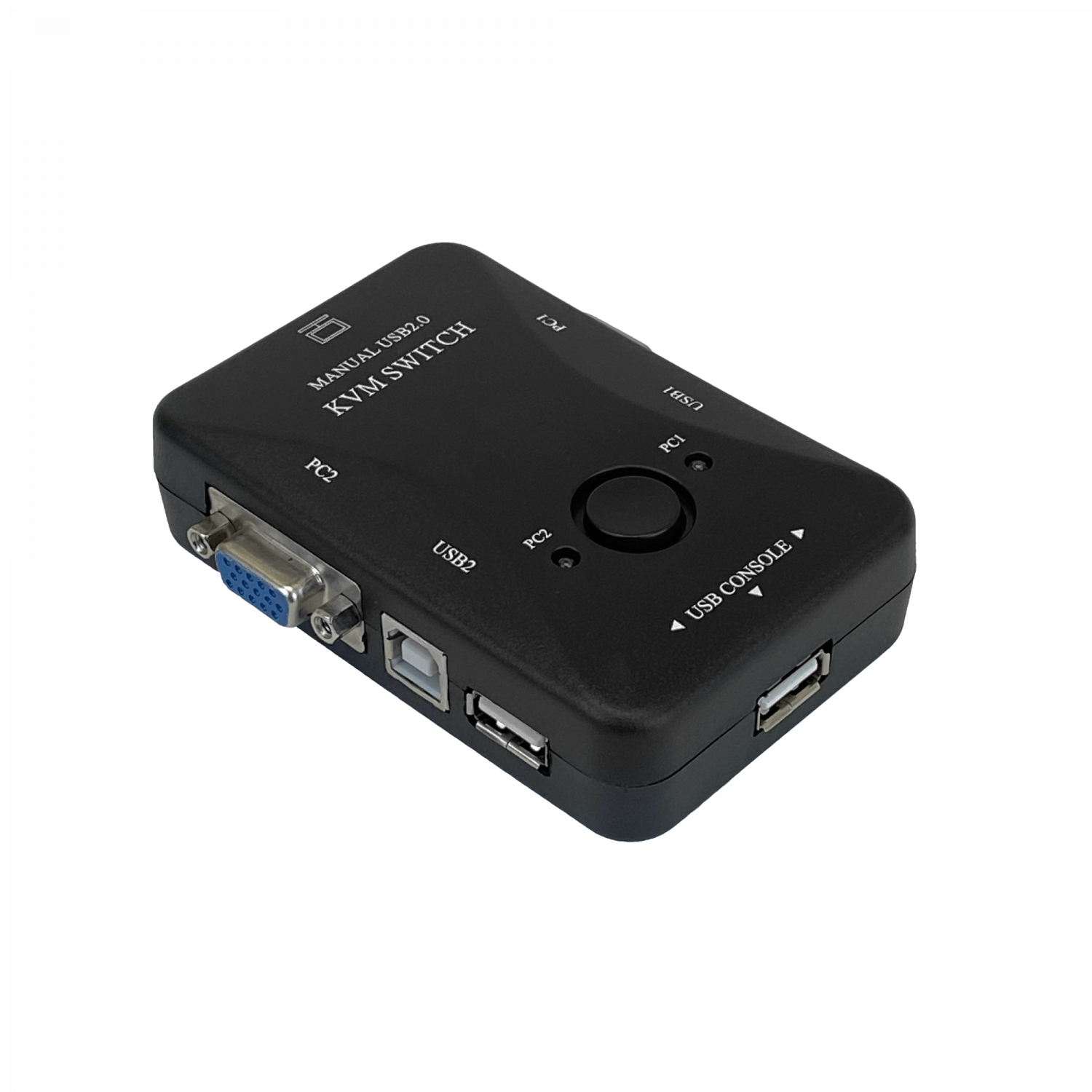 KVM 2 USB/VGA HUB-3-USB2.0  no-req-Fuente-Poder 1920x1440 req-Cables 1