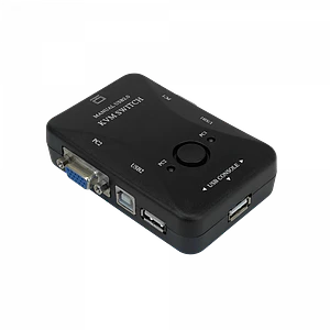 KVM 2 USB/VGA HUB-3-USB2.0  no-req-Fuente-Poder 1920x1440 req-Cables