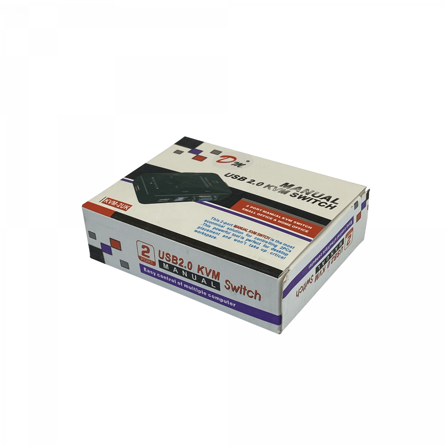 KVM 2 USB/VGA HUB-3-USB2.0  no-req-Fuente-Poder 1920x1440 req-Cables 4