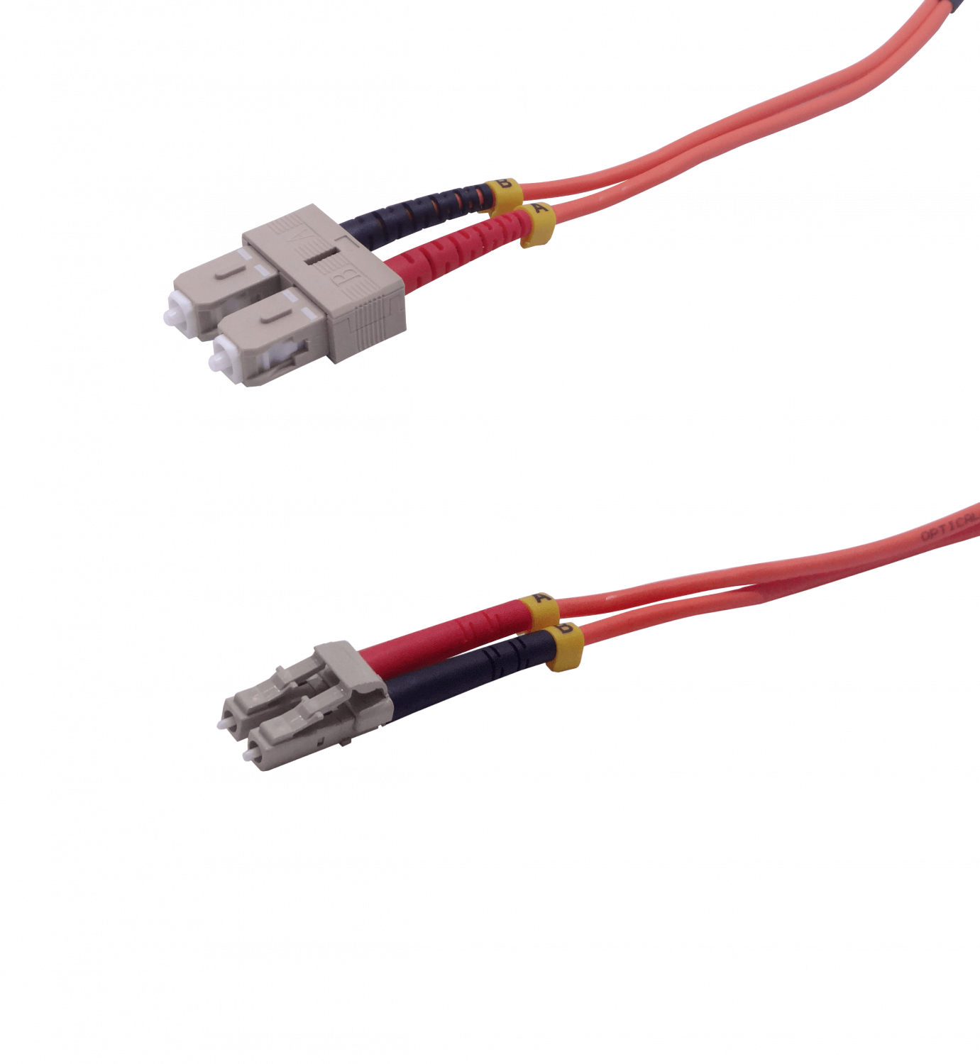 Jumper Fibra 5mt LC-SC OM1 MultiModo MM Duplex  3mm 62.5/125um 1
