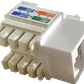 Keystone Punchable Blanco Cat5e - Miniatura 1