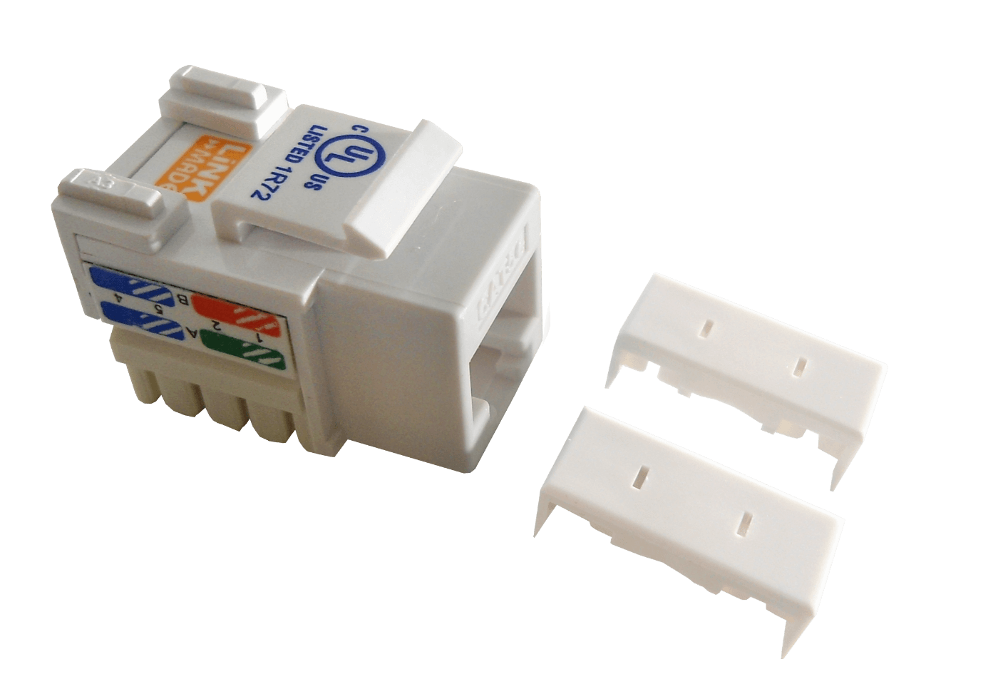 Keystone Punchable Blanco Cat5e 2