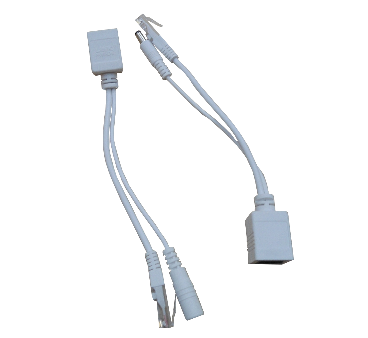 KIT PoE Pasivo 10/100 Inyector Splitter UTP Plug/Jack-5,5x2,1mm 1
