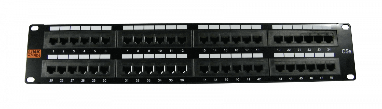 Patch Panel utp 2U 48-RJ45 Cat5e  UL Certific 1