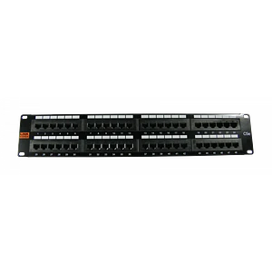 Patch Panel utp 2U 48-RJ45 Cat5e  UL Certific