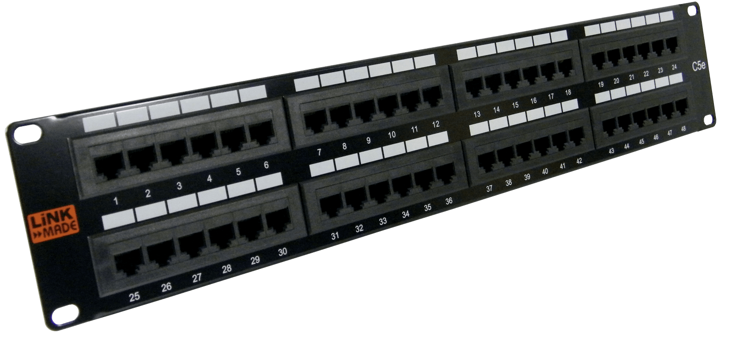 Patch Panel utp 2U 48-RJ45 Cat5e  UL Certific 2