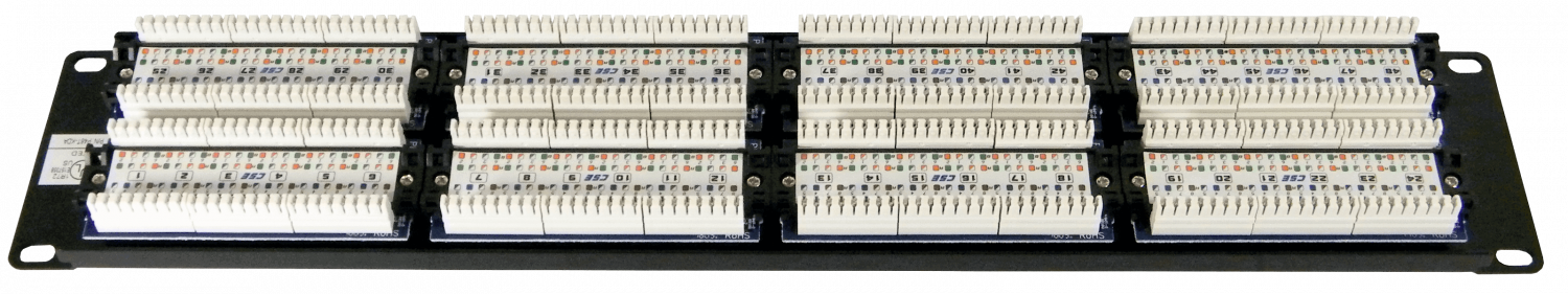 Patch Panel utp 2U 48-RJ45 Cat5e  UL Certific 3