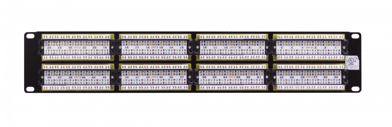 Patch Panel UTP 48-RJ45 Cat6 2U Certific UL 3
