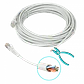 Cable Patch 10mt Cat5e Gris LSZH Inyectado Multifilar - Miniatura 3