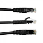 Cable Patch 1mt Cat6 Negro LSZH Inyectado Multifilar - Miniatura 3